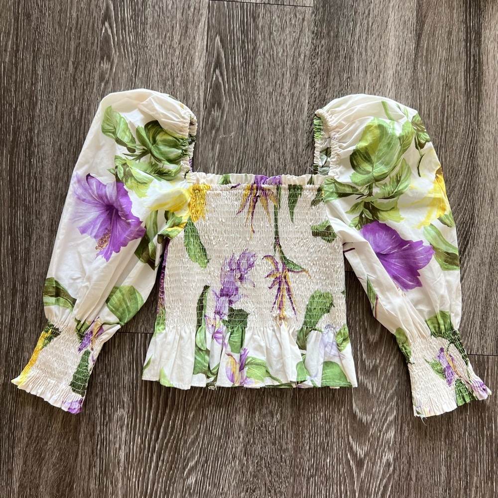 Zara floral top